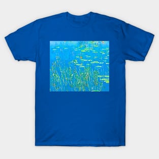 Water Lily print T-Shirt